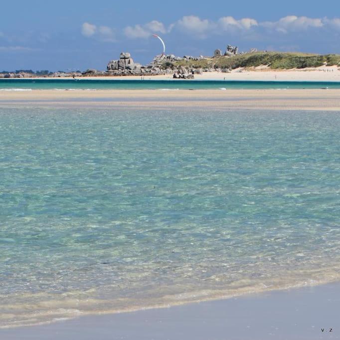 קונקרנו Kerlean, Plage Des Sables Blancs A 700M! מראה חיצוני תמונה